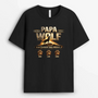 Papa_Wolf_Mit_Kindernamen_Personalisiertes_Geschenk_T Shirt_Fur_Papa_Und_Opa