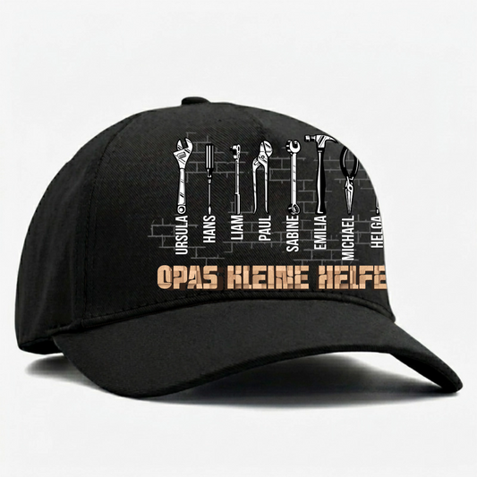 PapasKleineHelfer Vatertagsgeschenk PersonalisiertesGeschenkCapFurPapa_5