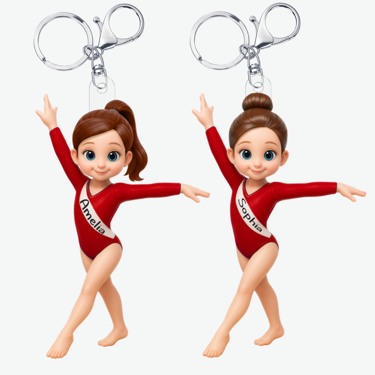 PersonalisierteTurnerin_PersonalisiertesGeschenkAcryl SchlusselanhangerFurTurnerinnen
