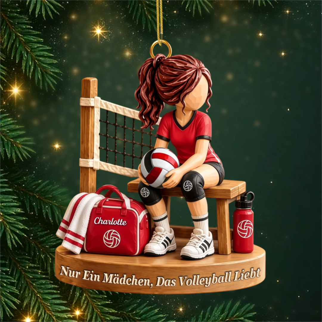 Personalisierte_Volleyballspielerin_ _Personalisiertes_Geschenk_Acryl Ornament_F_r_Volleyballspielerinnen 4