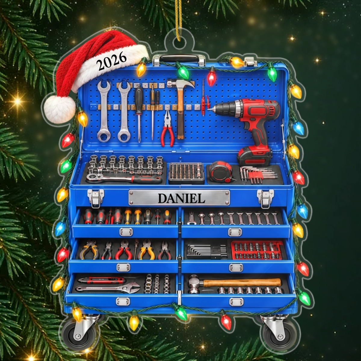 Personalisierter_Weihnachts Werkzeugkoffer_ _Personalisiertes_Geschenk_Acryl Christbaumschmuck_F_r_Mechaniker_V_ter_Und_Ehem_nner1