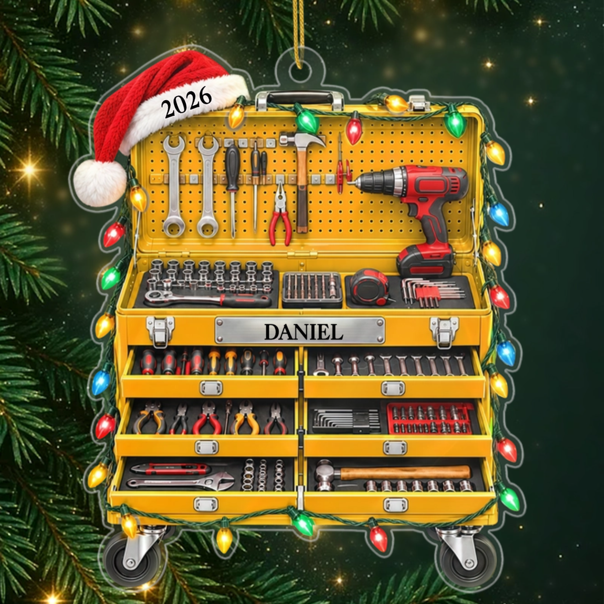 Personalisierter_Weihnachts Werkzeugkoffer_ _Personalisiertes_Geschenk_Acryl Christbaumschmuck_F_r_Mechaniker_V_ter_Und_Ehem_nner3