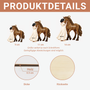 Pferdeliebhaber_Personalisiertes_Geschenk_1 Schicht Holz Ornament_F_r_Pferdeliebhaber