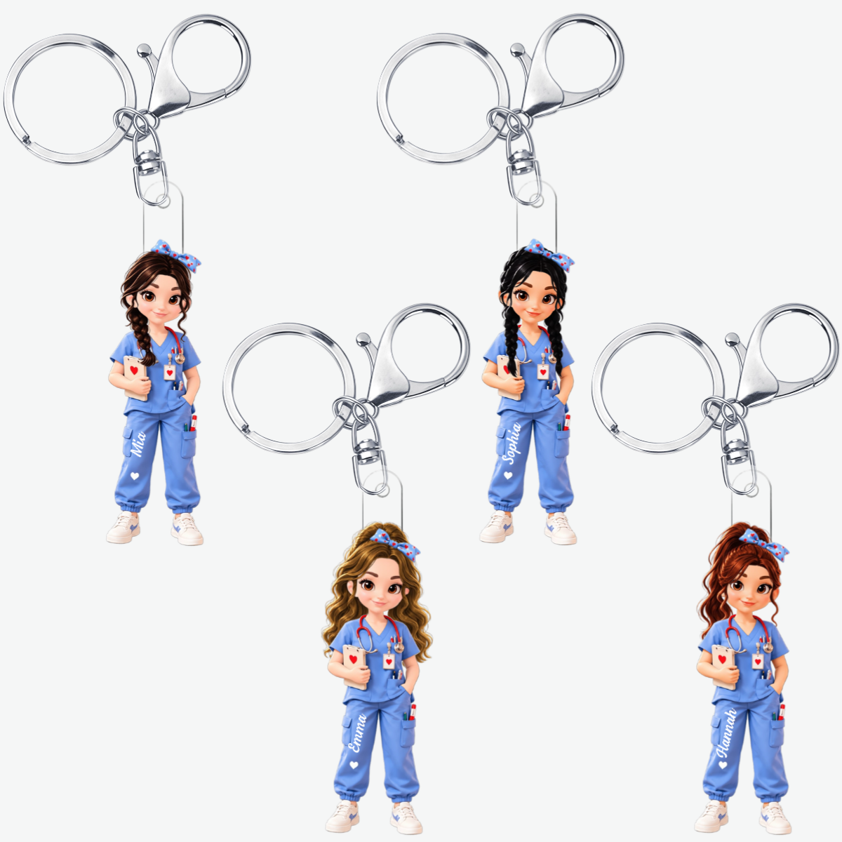 Pflegekraft PersonalisiertesGeschenk_Acryl SchlusselanhangerFurPflegekrafte6
