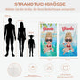 Puppen MadchenAufSchwimmreifen Sommergeschenk PersonalisiertesGeschenkStrandtuchFurSie_SieBesteFreundin_2