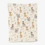 Safari Tiere_Personalisiertes_Geschenk_ _Kuscheldecke_Fur_Babys
