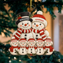 Schneemannfamilie PersonalisiertesGeschenk_Acryl WeihnachtsanhangerFurGrosseltern5