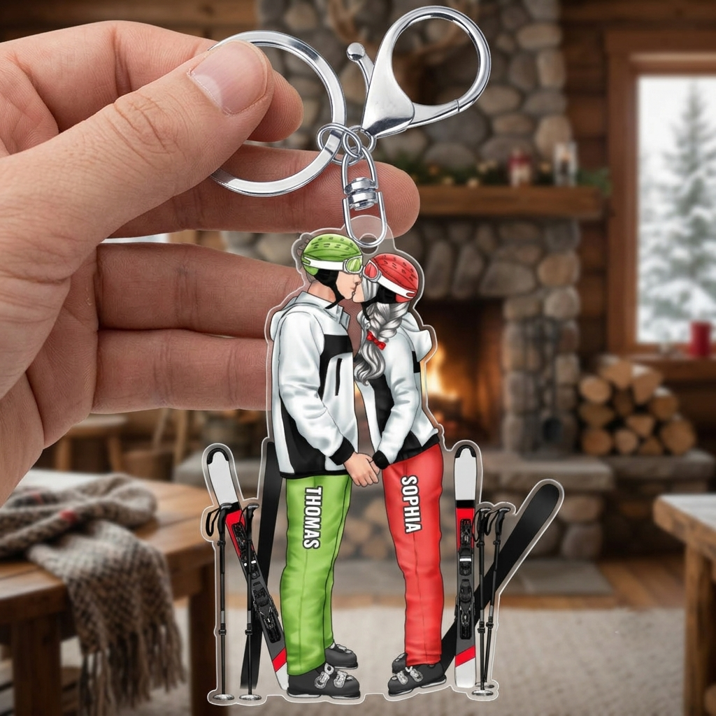 Ski PartnerFurImmer_PersonalisierteGeschenkideeAcrylSchlusselanhangerFurPaare_2