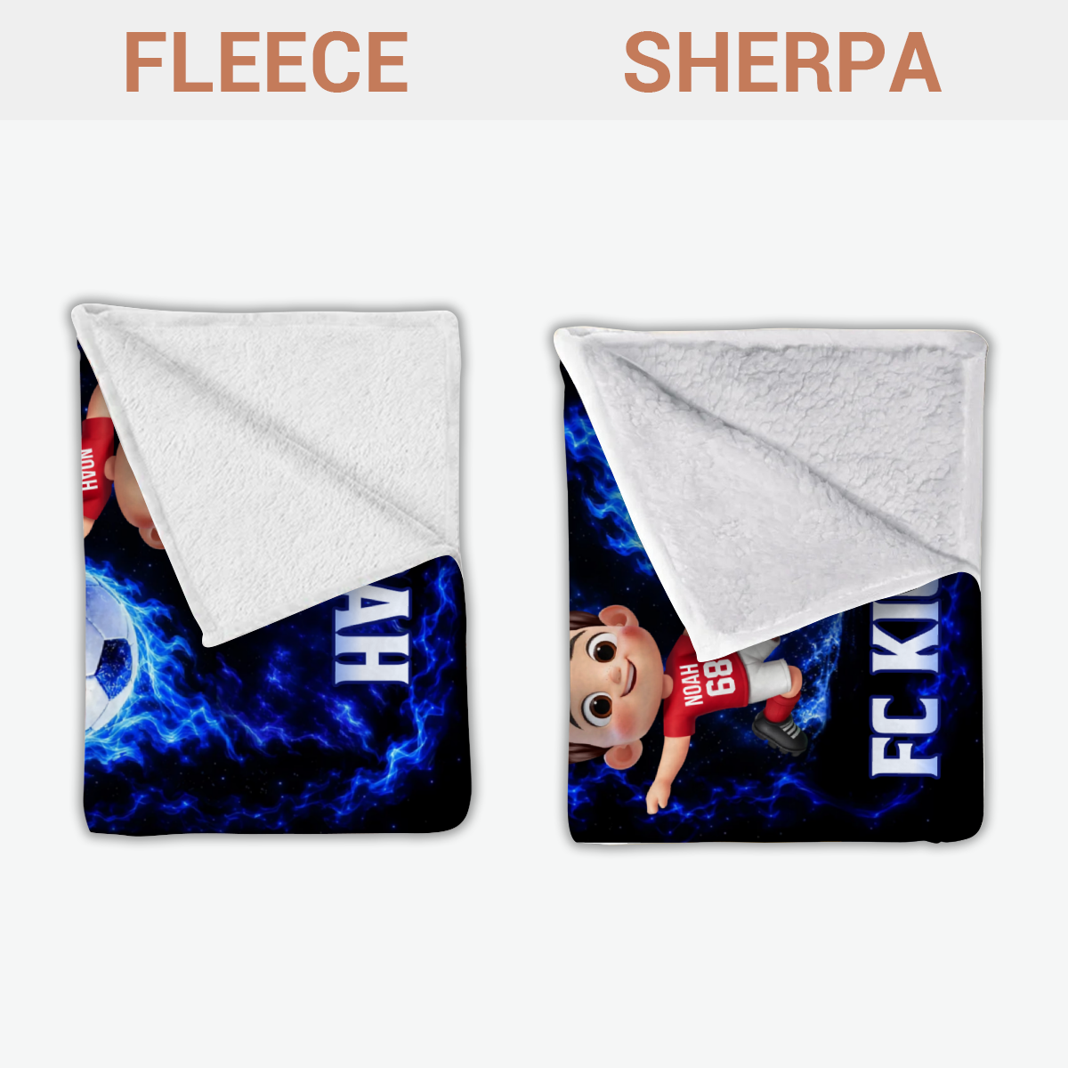 SusserKinderFussballspielerNameUndTeamname_PersonalisiertesGeschenkKuscheldeckeFurKinder_3