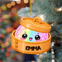 SusserTeigtascheDumpling_PersonalisiertesGeschenkAcryl OrnamentFurFamilien
