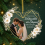 UnserErstesWeihnachtenAlsEhepaarMitFoto_PersonalisiertesGeschenkHange OrnamentFurPaare_2