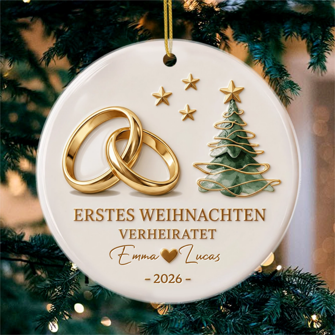 UnserErstesWeihnachten_PersonalisiertesGeschenkAcryl OrnamentFurPaar_2