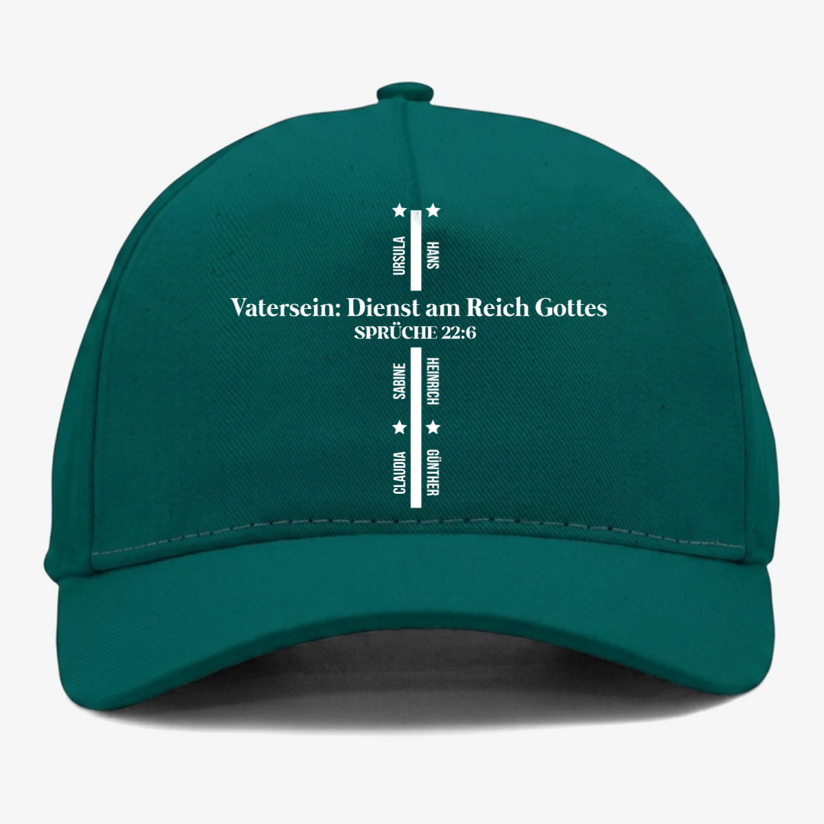 VaterseinDienstAmReichGottes Vatertagsgeschenk PersonalisiertesGeschenkCapFurPapa_1