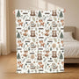Waldtiere_ _Personalisiertes_Geschenk___Decke_Fur_Babys