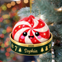 Weihnachts DumplingTeigtasche_PersonalisiertesGeschenkAcryl OrnamentFurKinder_Familie