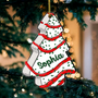 WeihnachtskuchenWunschname_PersonalisiertesGeschenkAcryl OrnamentFurFamilie_2