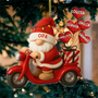 Weihnachtsmann_Auf_Dem_Roller_ _Personalisiertes_Geschenk_Acryl Weihnachtsanh_nger_F_r_Opa3