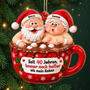 Weihnachtspaar_PersonalisiertesGeschenk 1 Schicht Holz OrnamentFurPaare1