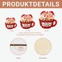 Weihnachtspaar_Personalisiertes_Geschenk_1 Schicht Holz Ornament_F_r_Paare