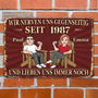 WirNervenUnsSeit_PersonalisiertesMetallschildMitNamen_JahrGeschenkFurPaare_1
