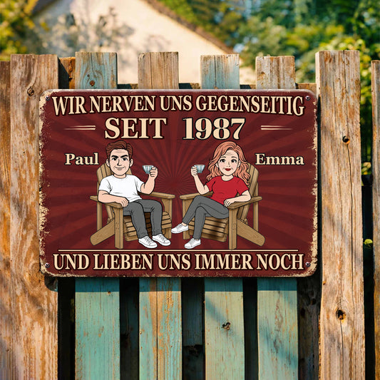 WirNervenUnsSeit_PersonalisiertesMetallschildMitNamen_JahrGeschenkFurPaare_2